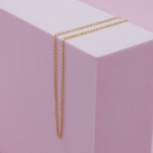 Cadena Rolo Diamantada Mini