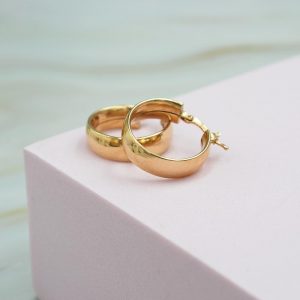 Aro Argolla Lisa Oro 18k