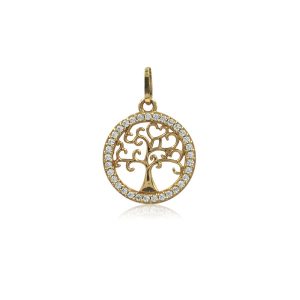 Colgante Arbol de la Vida Oro 18k