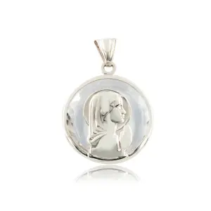 Medalla Virgen Cristal 20mm