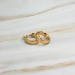 Aros Argolla Victoria Oro Amarillo 18k