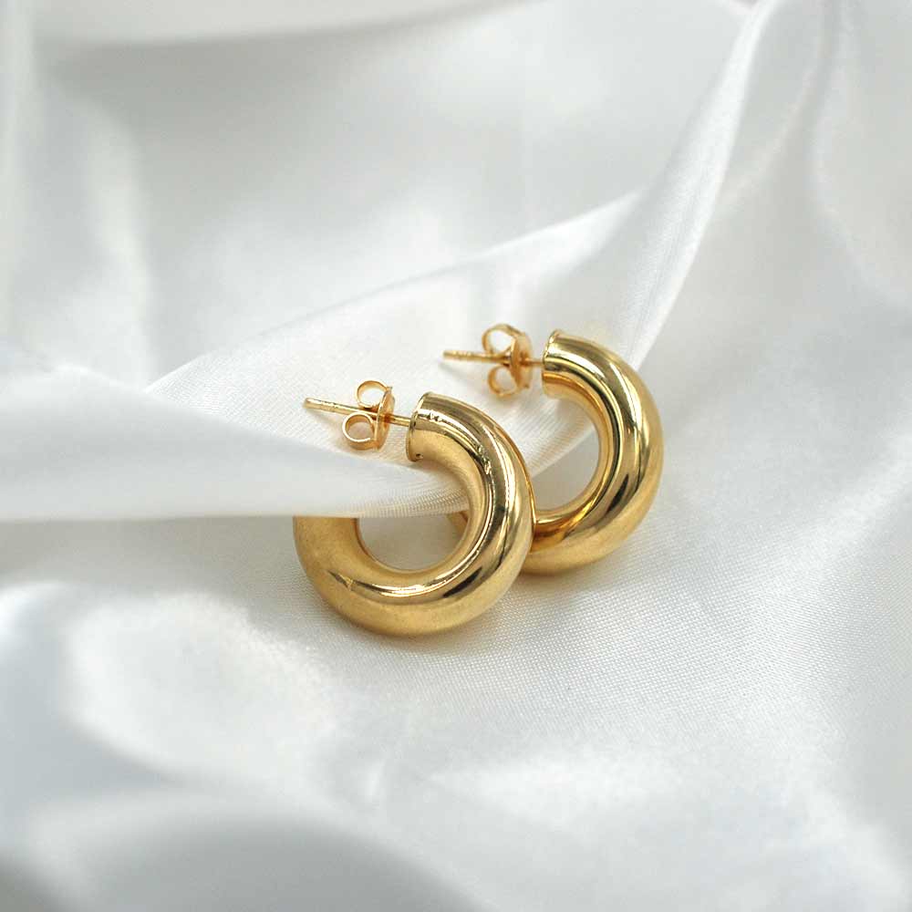 Aro Argolla Rio Oro Amarillo 18k
