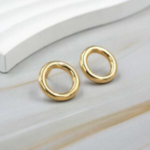 Aros Circulo Oro 18k