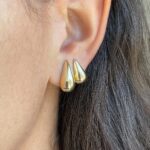 Aros de oro 18K Ella Joyas – diseño elegante y moderno