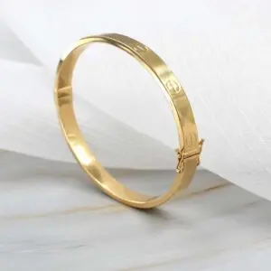 Esclava con Diseño Oro 18k