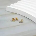 Joyas de oro 18 quilates – aros femeninos y elegantes