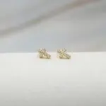 Aros mini de oro 18 quilates – joyas sutiles para uso diario