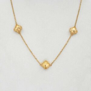 Collar Trébol Oro 18k