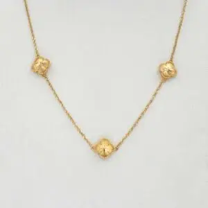 Collar Trébol Oro 18k