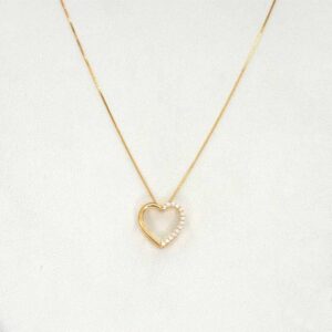 Conjunto Corazón Oro 18k