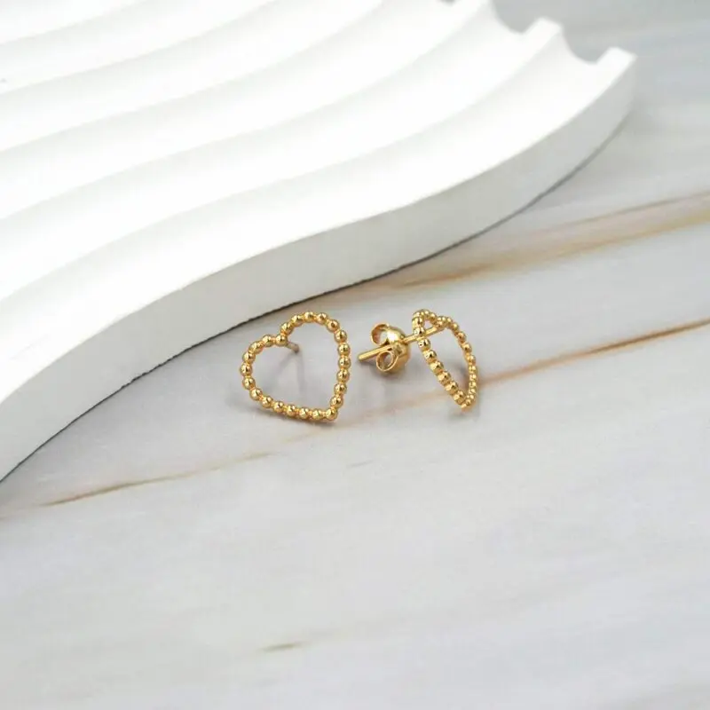 Joyas pequeñas de oro 18K – aros finos Ella Joyas