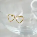 Aros pequeños de alta joyería – oro 18K Ella Joyas