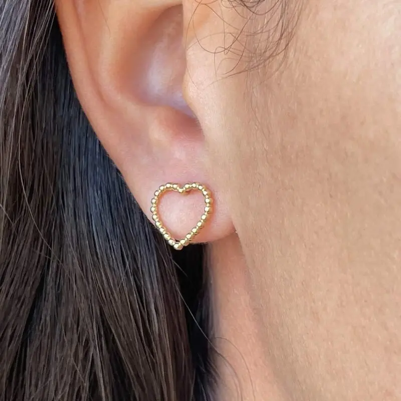 Aros pequeños 18K Ella Joyas – joyas de alta calidad