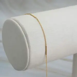 Pulsera Palitos Oro 18k