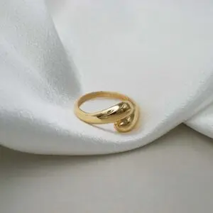 Anillo Gota Oro 18k