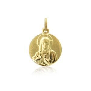 Medalla Sagrado Corazón Oro 18k