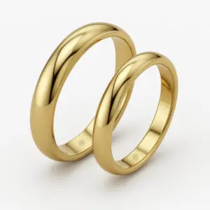 Anillo Matrimonio Media Caña 4mm