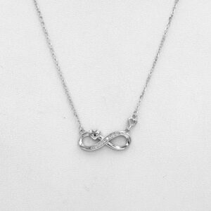 Conjunto Infinito en Plata 925 Italiana Rodinada