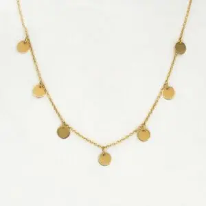 Collar Medallas Oro 18k