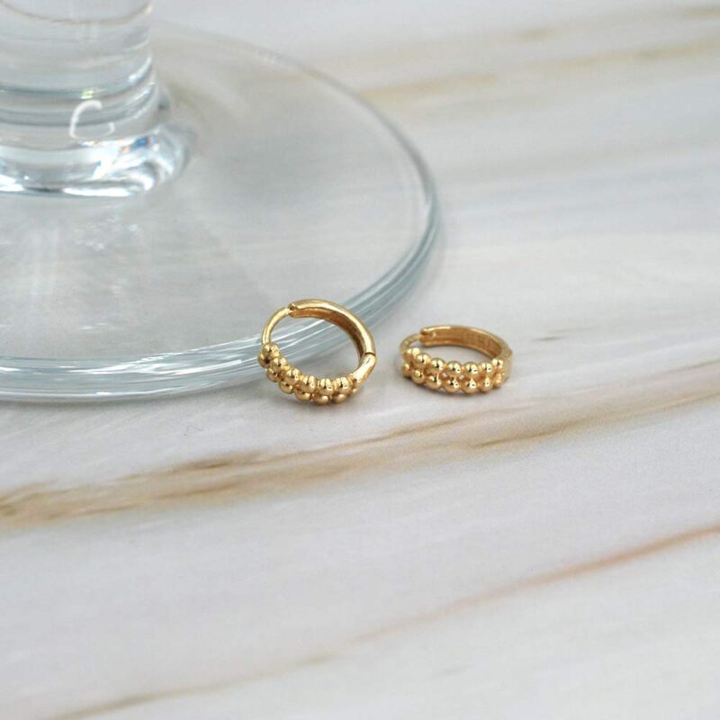 AR_ARGOLLAPELOTITASEMMA Aros de oro 18K Emma Ella Joyas - joyería en Chile