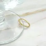 Anillo Solitario Circones Oro 18k