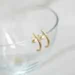 Aros de oro 18k finos y livianos con circón, perfectos para regalo