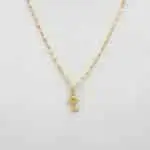 Collar de oro amarillo 18k con dije de llave minimalista – Ella Joyas