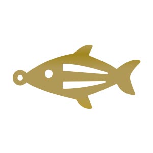 Colgante Pez Oro 18k