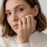 alianzas minimalistas de matrimonio oro amarillo 18k flat 4 mm