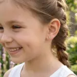 aro punto de luz oro amarillo 18k delicados para mujer o niña